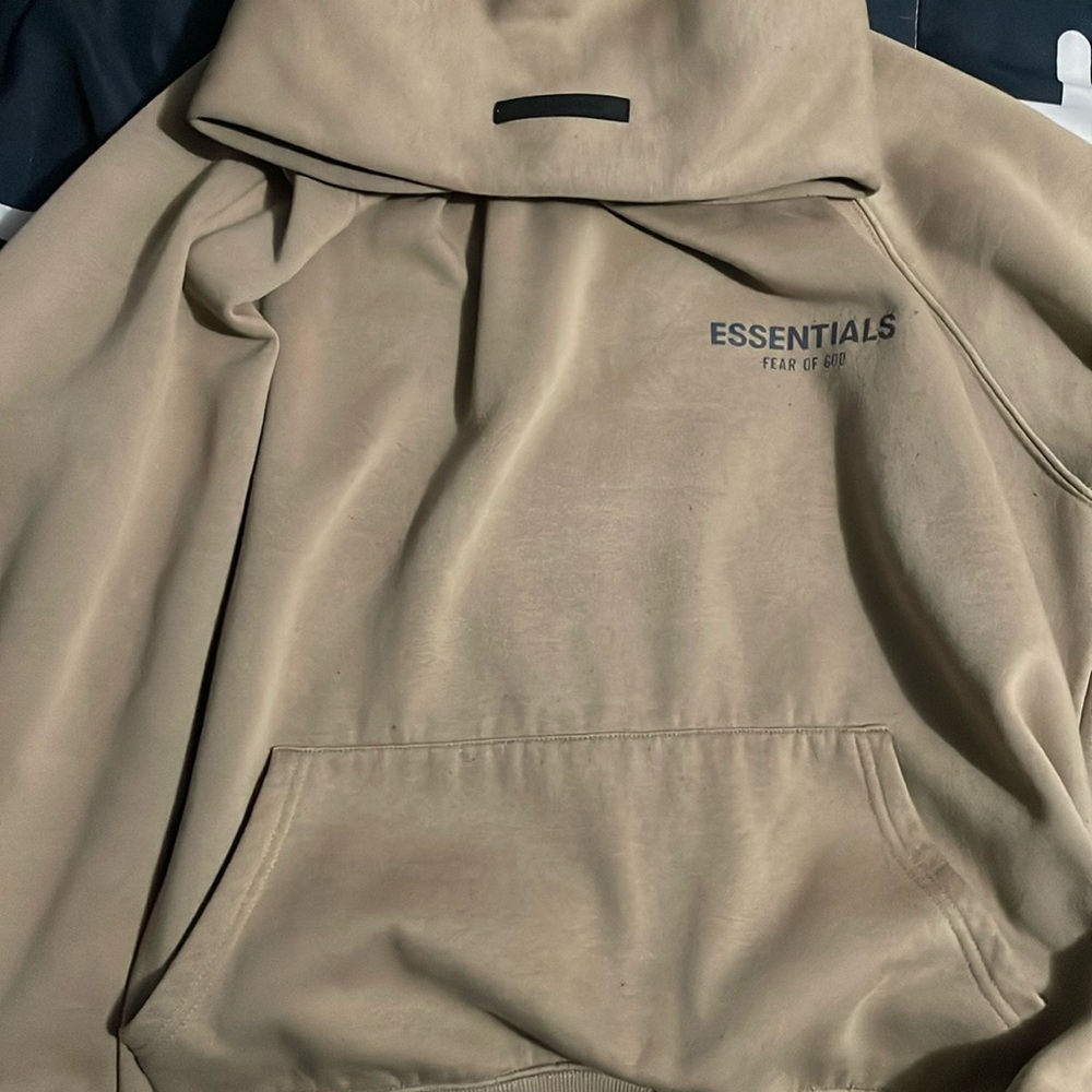 Fear of God Essentials Pull over Hoodie “Sand”